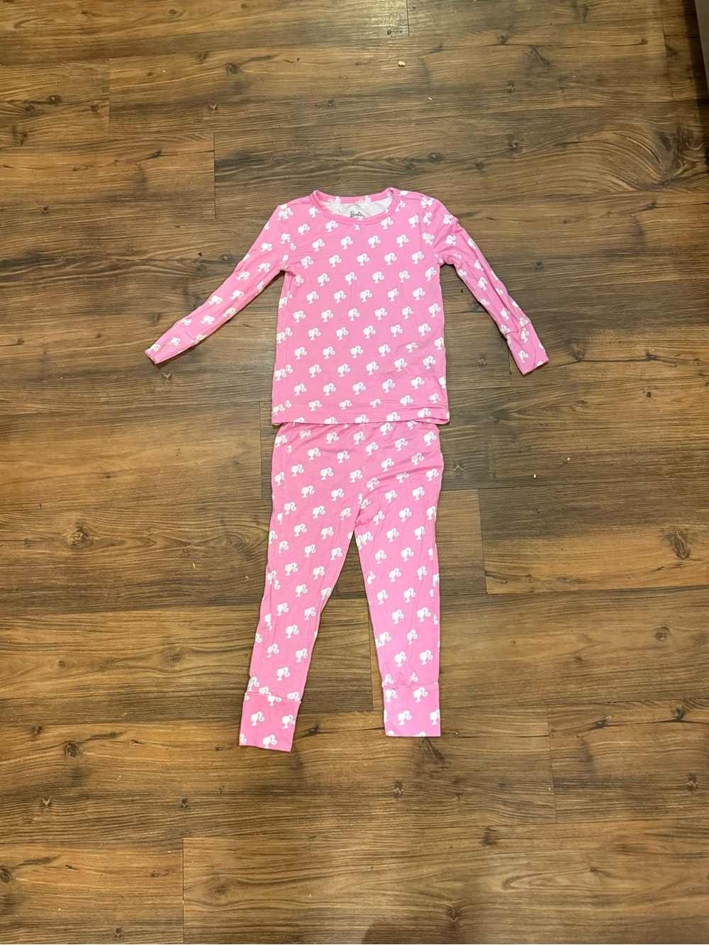 Posh Peanut Pink Barbie Long Sleeve Pajamas